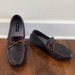 Sperry Leather Davenport Pull Up 1-Eye Driver Loafer Mens 9 Brown Preppy